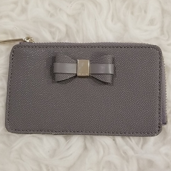 💕TED BAKER💕 Arshia Bow Zipped Credit Card Holder - Picture 1 of 8